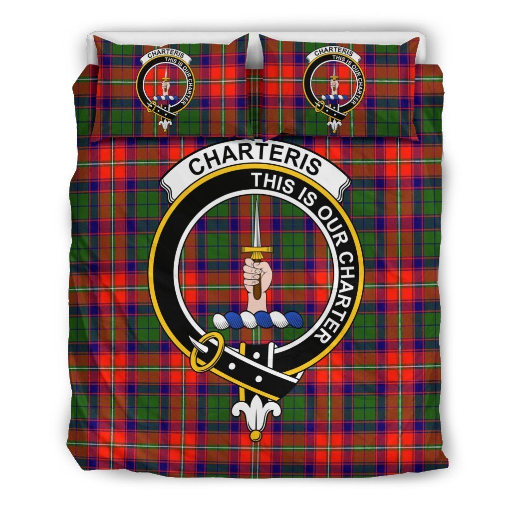 Charteri Clan Badge Tartan Bedding Set