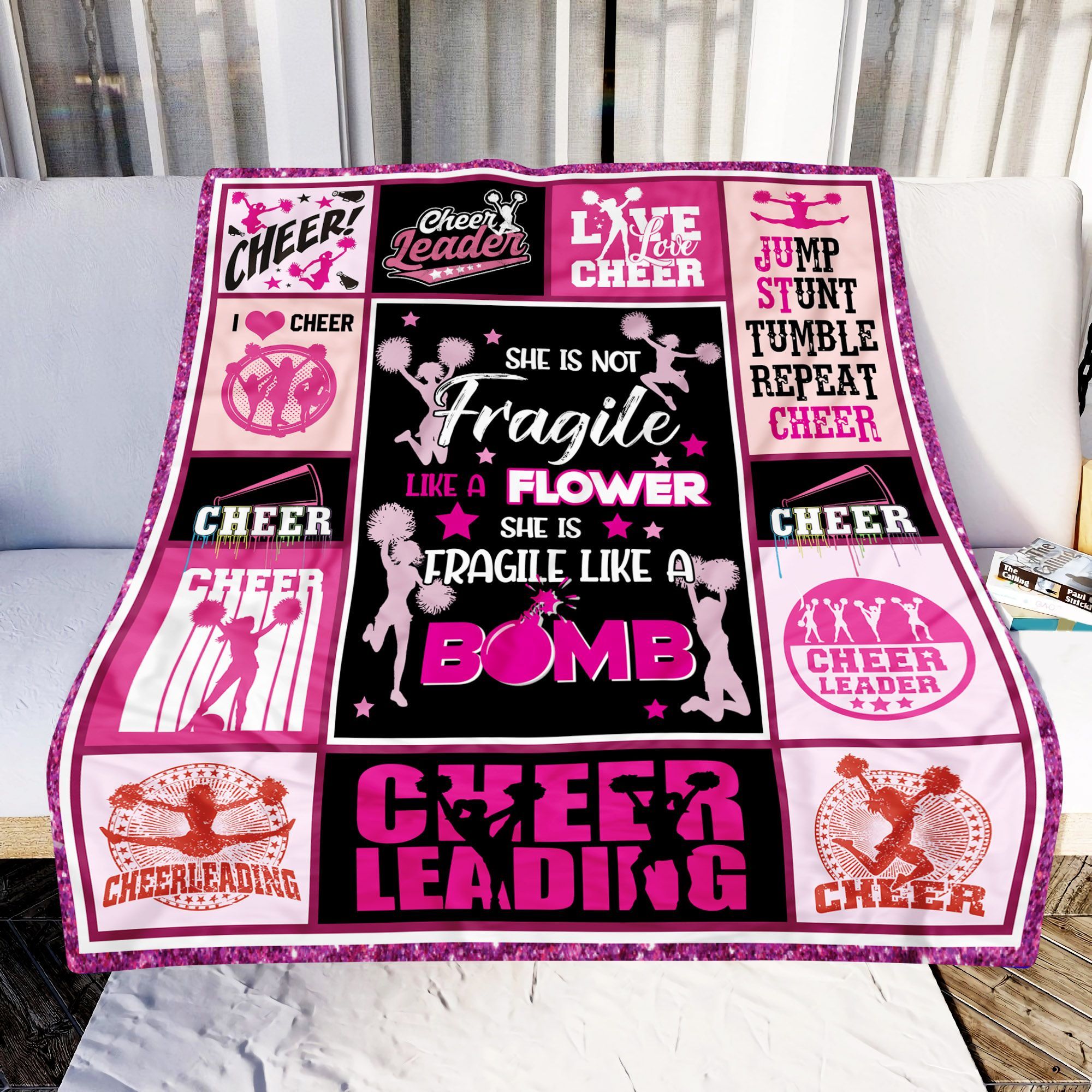 Cheer Leader Sherpa Fleece Blanket