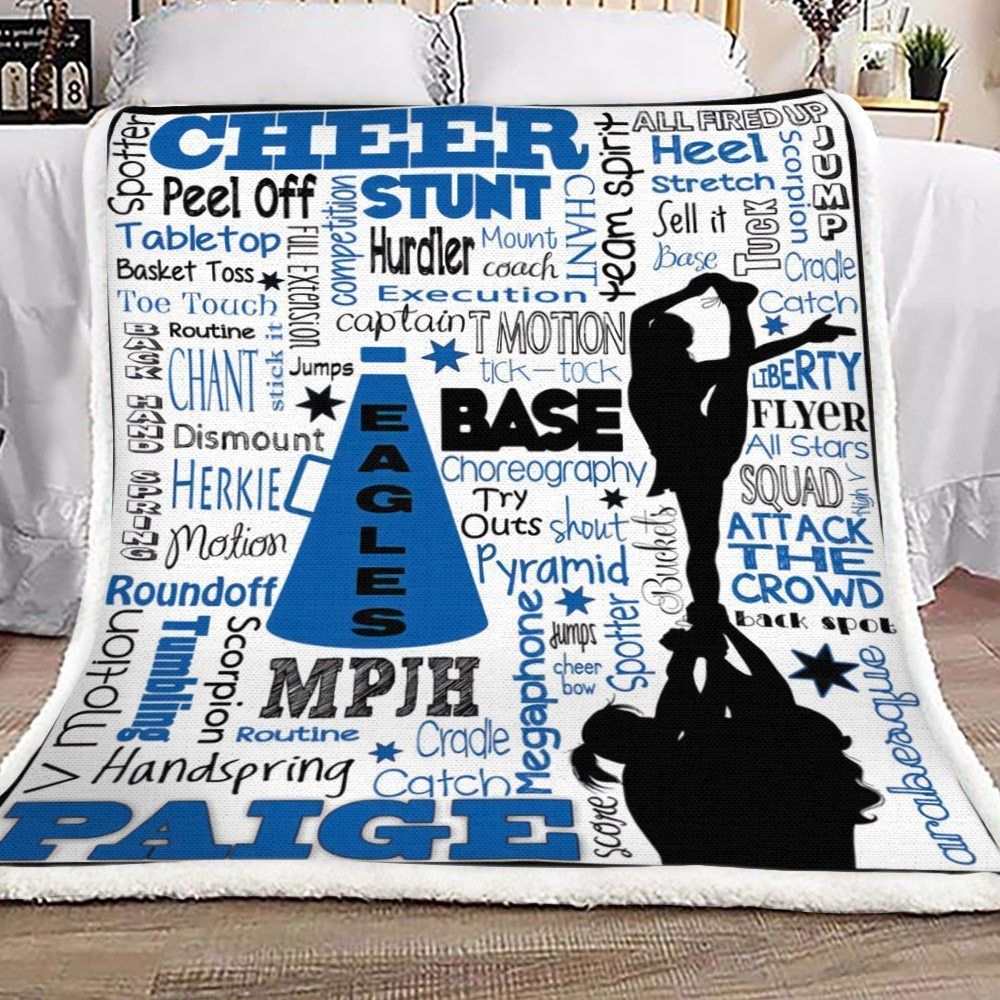Cheerleader Sherpa Fleece Blanket