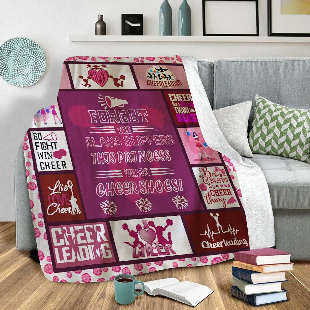 Cheerleading Sherpa Fleece Blanket