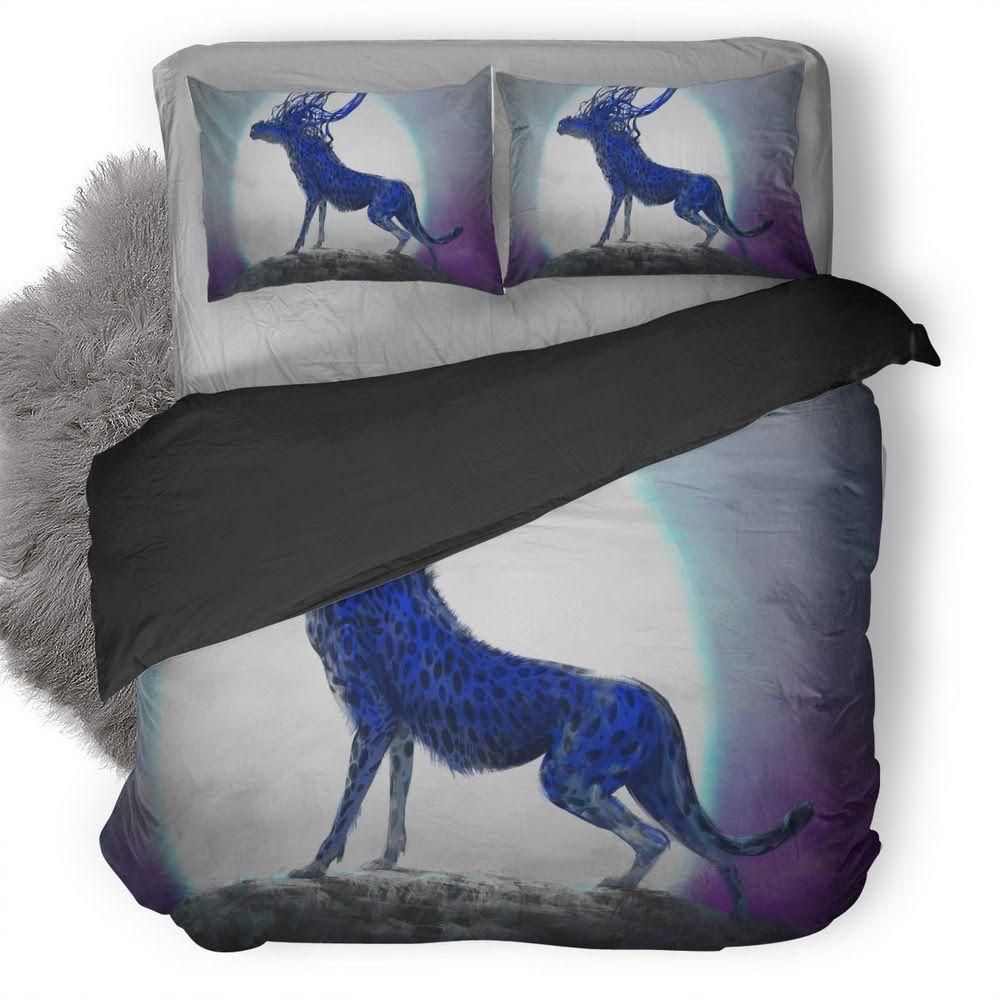 Cheetah Digital Concept  Bedding Set