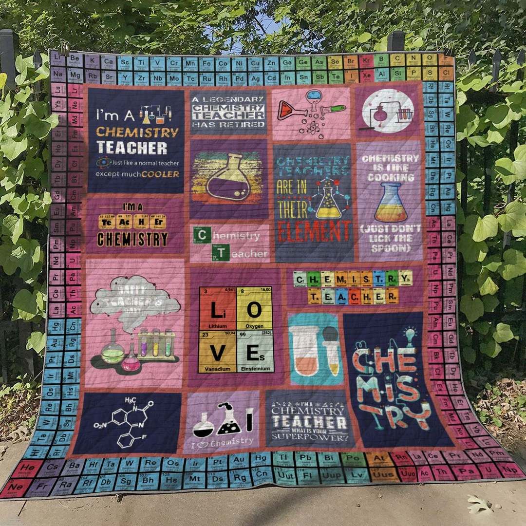 Chemistry Teacher VM310516 Quilt Blanket