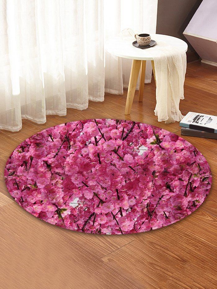 Cherry Round Carpet
