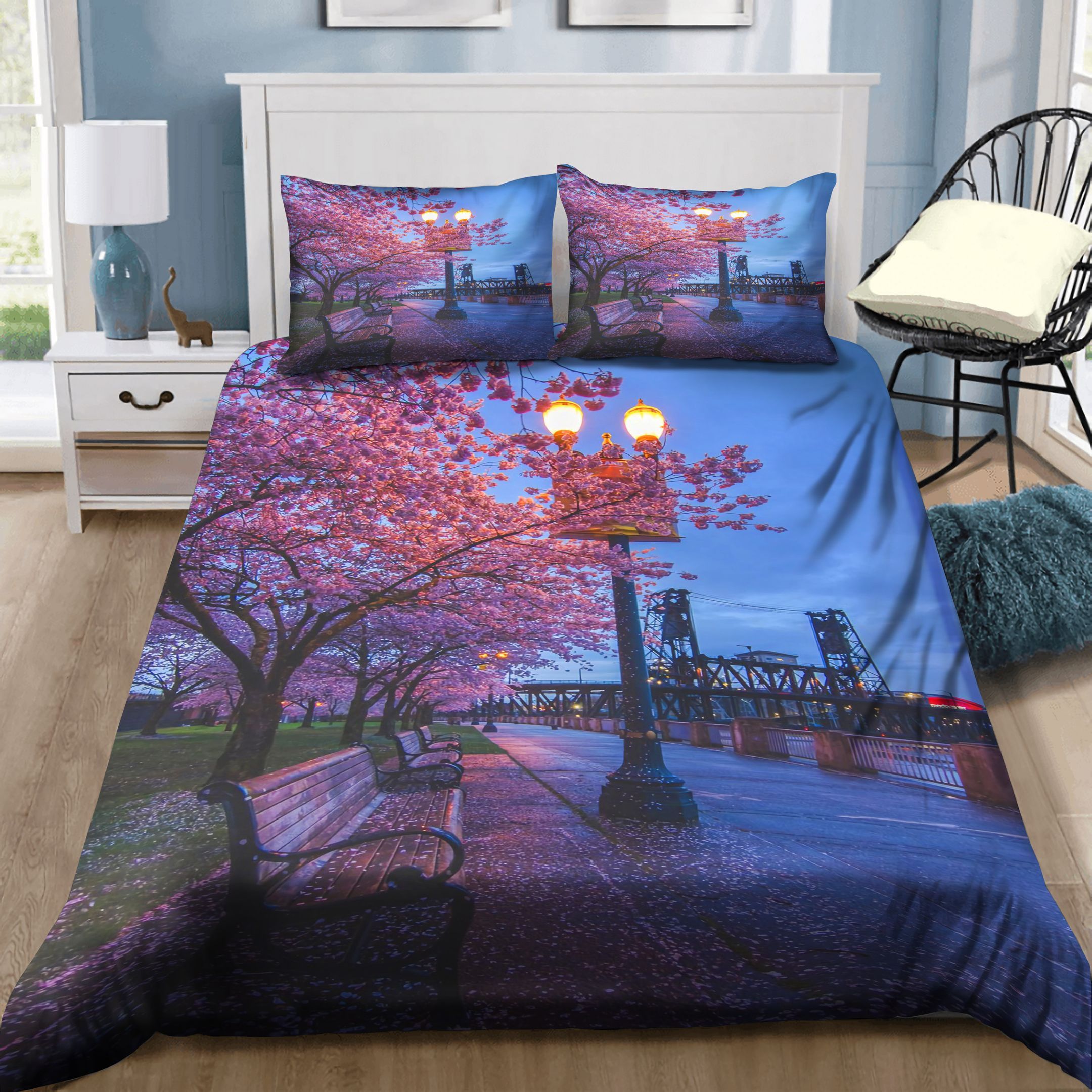 Cherry Blossom Bedding Set