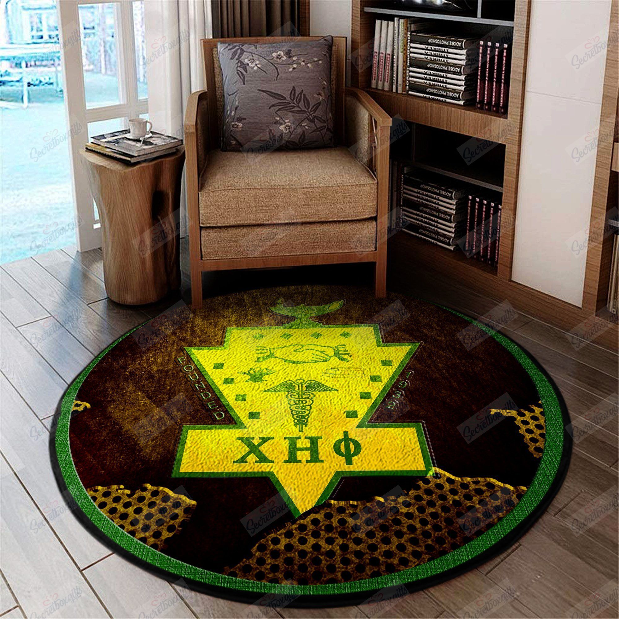 Chi Eta Phi Round Carpet