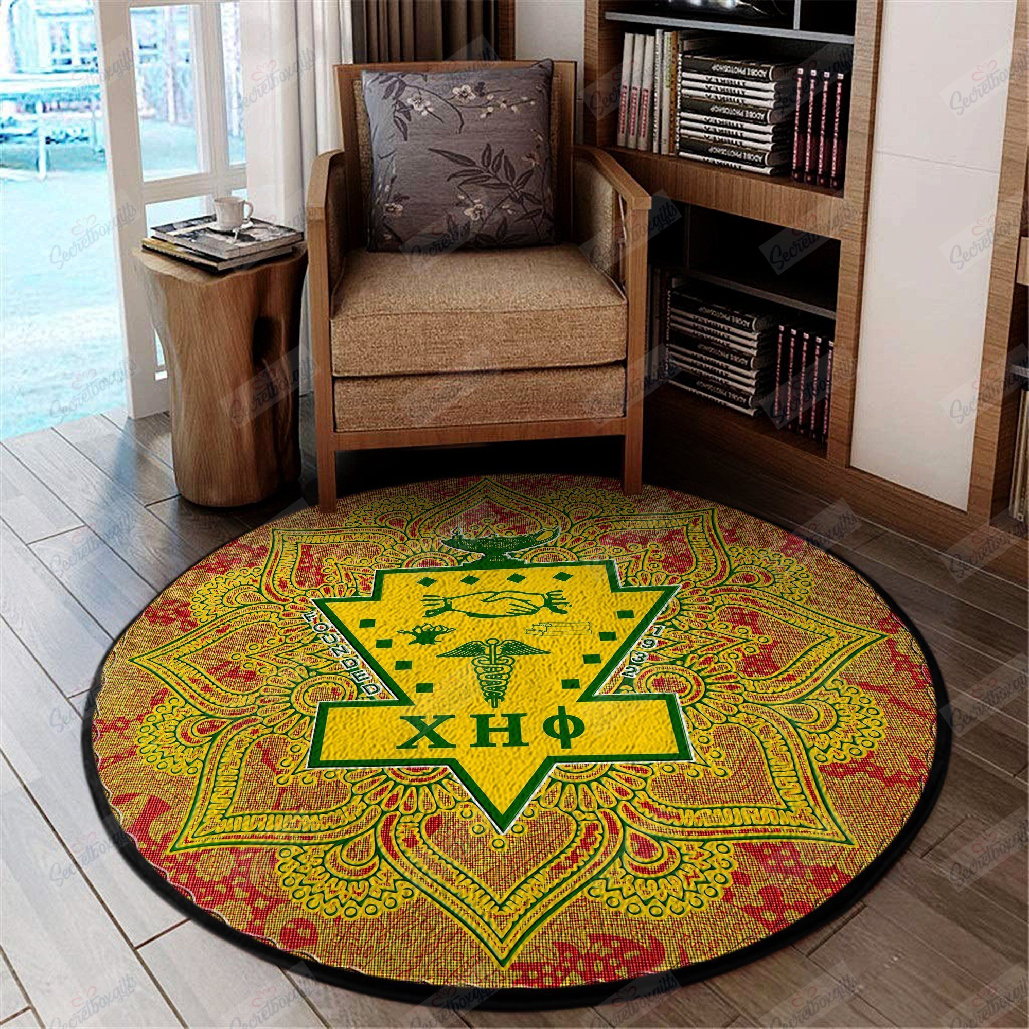 Chi Eta Phi Round Carpet