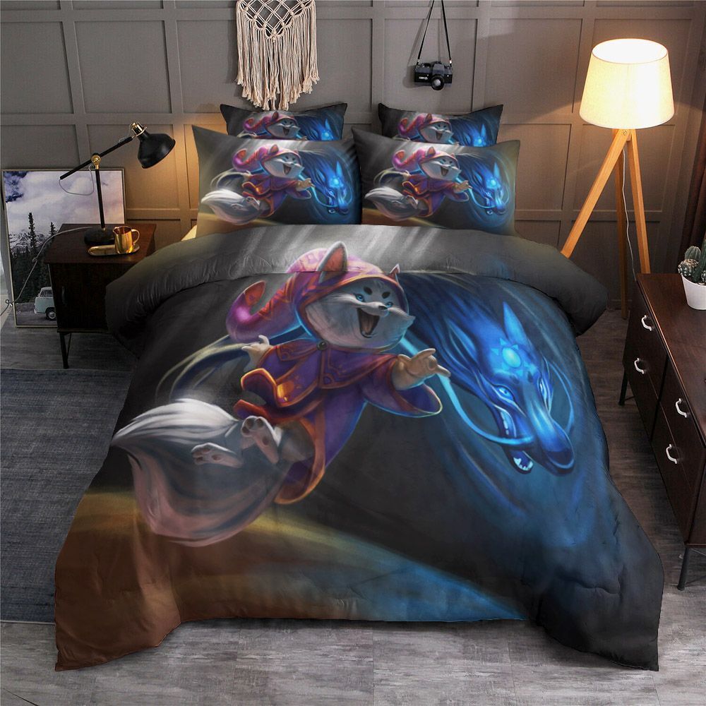 Chibi Wolf Bedding Set