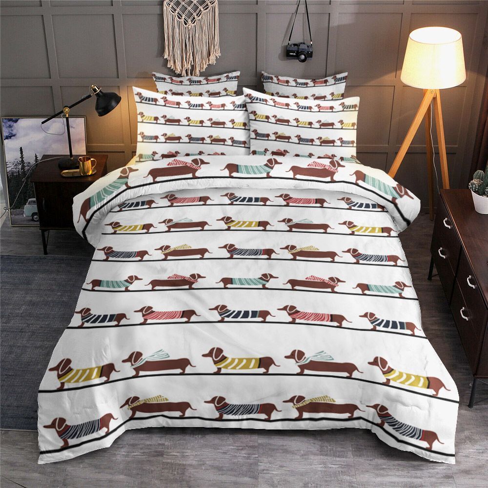 Chic Dachshund Bedding Set