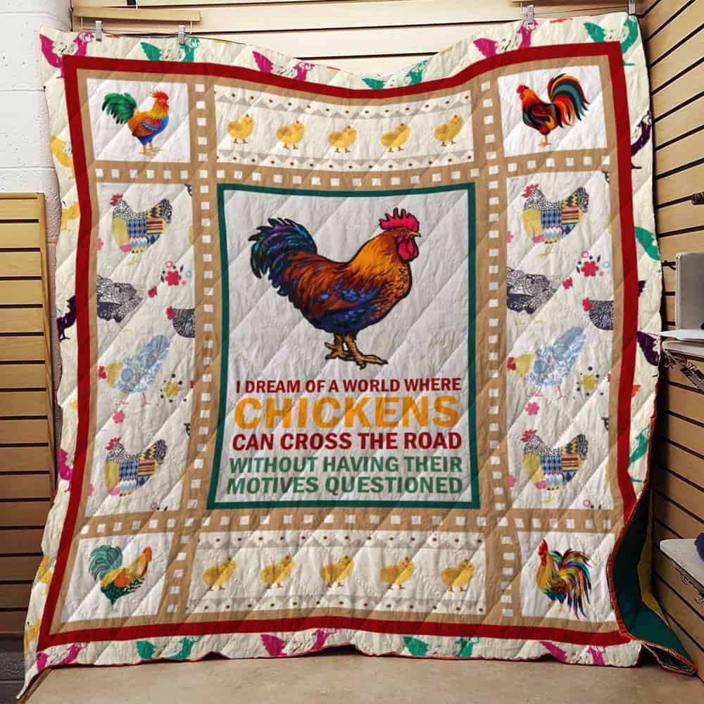 Chicken 2 GS-CL-QD0611 Quilt Blanket