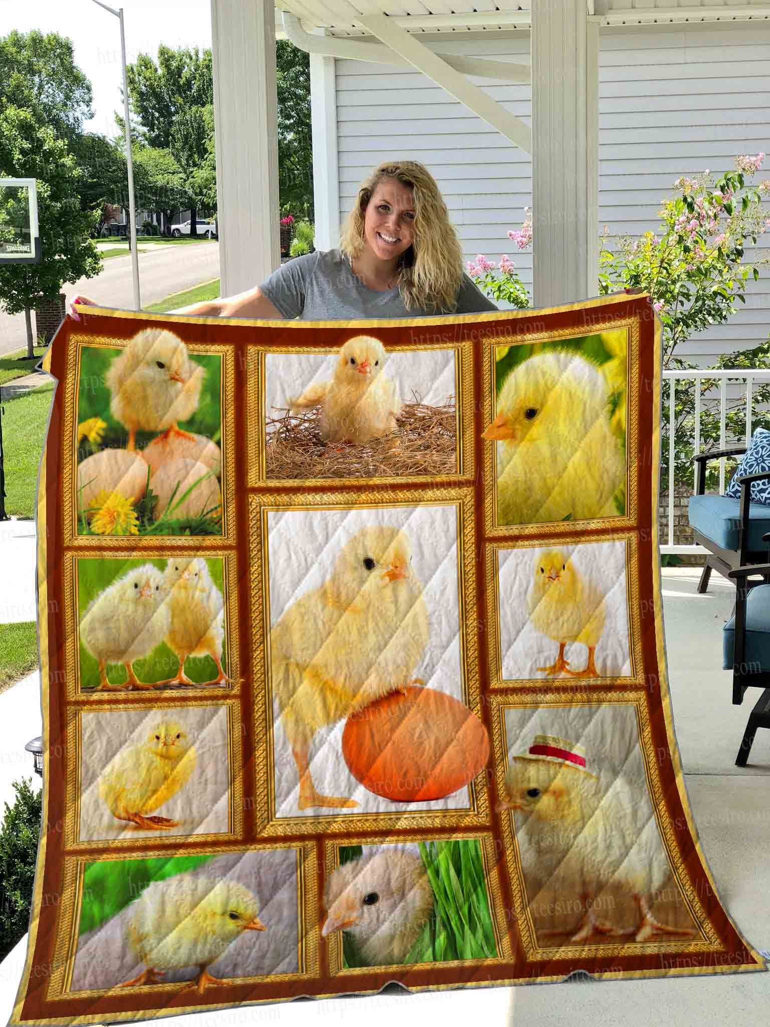 Chicken A Little Chicken Quilt Blanket Dhc04011097Dd