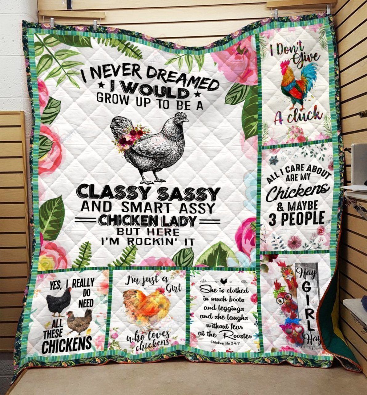 Chicken And Rooster LD1009011CL Quilt Blanket