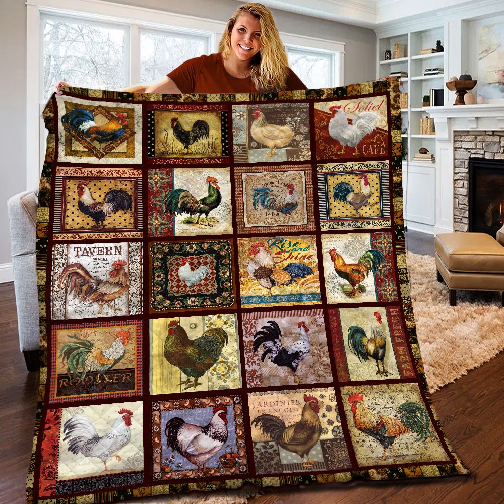 Chicken BBB1510200MH Quilt Blanket