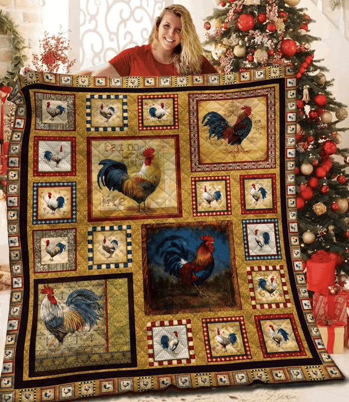 Chicken Chickens Are Friends GS-CL-DT3006 Quilt Blanket