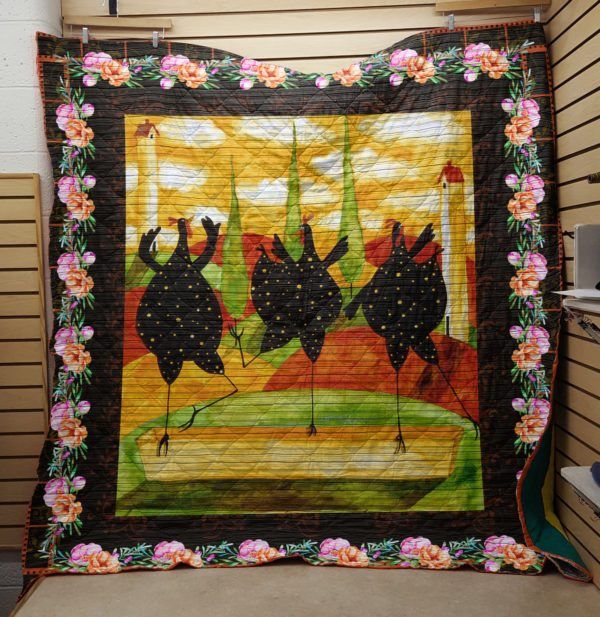 Chicken CL14100085MDQ Quilt Blanket