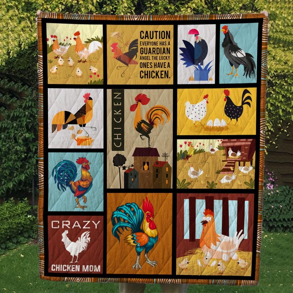 Chicken CL14100101MDQ Quilt Blanket