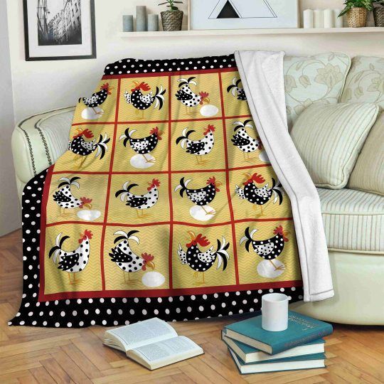 Chicken Sherpa Fleece Blanket