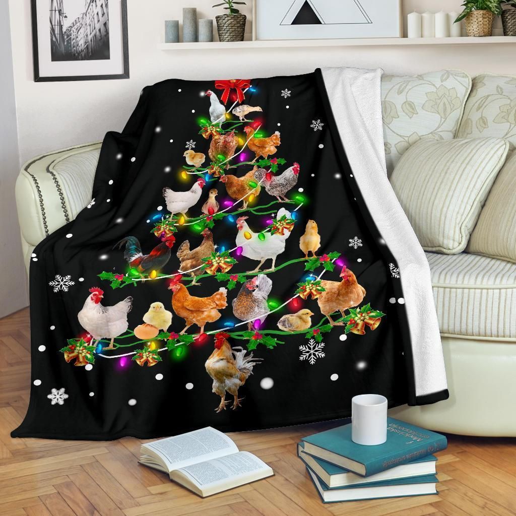 Chicken Sherpa Fleece Blanket