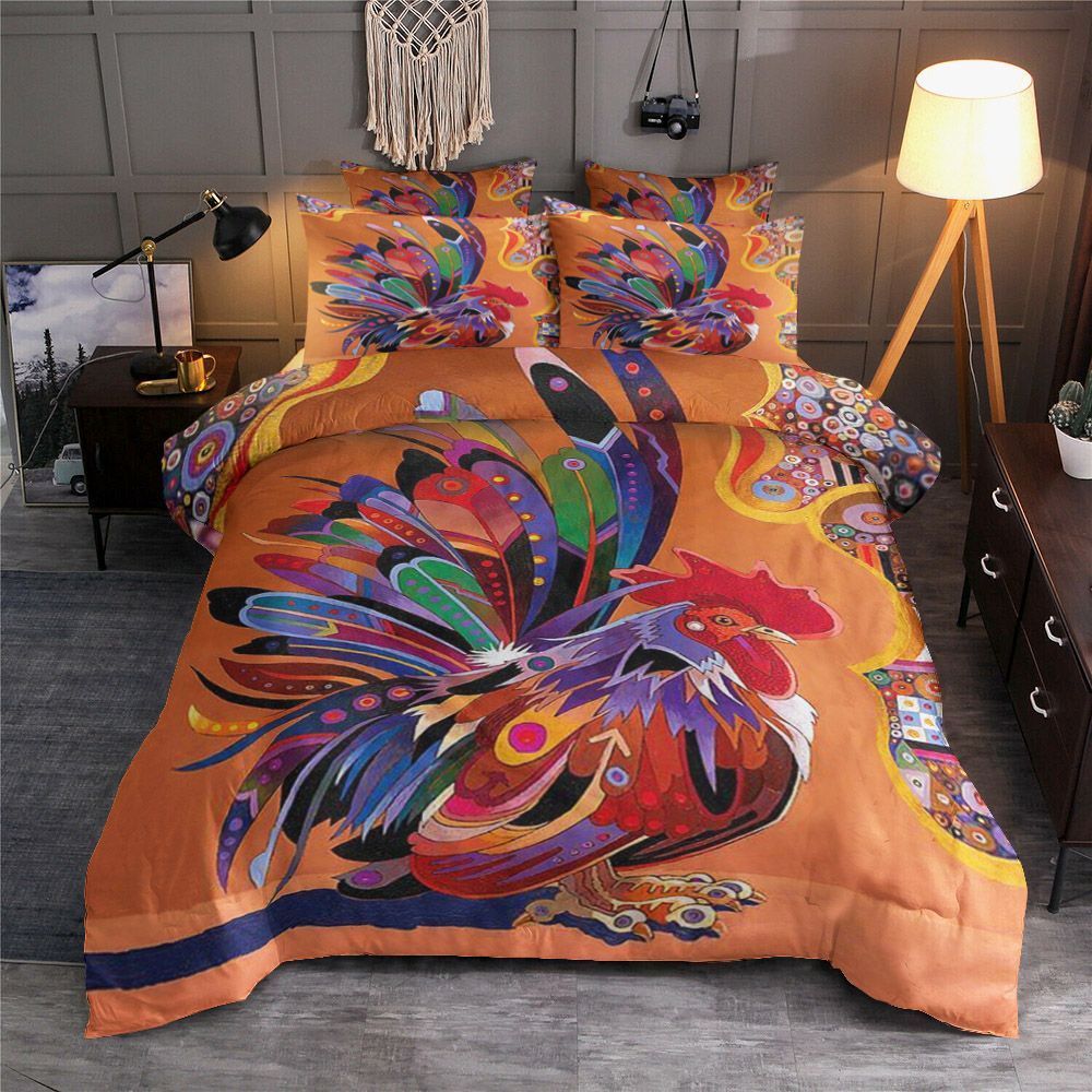 Chicken Colors Bedding Set