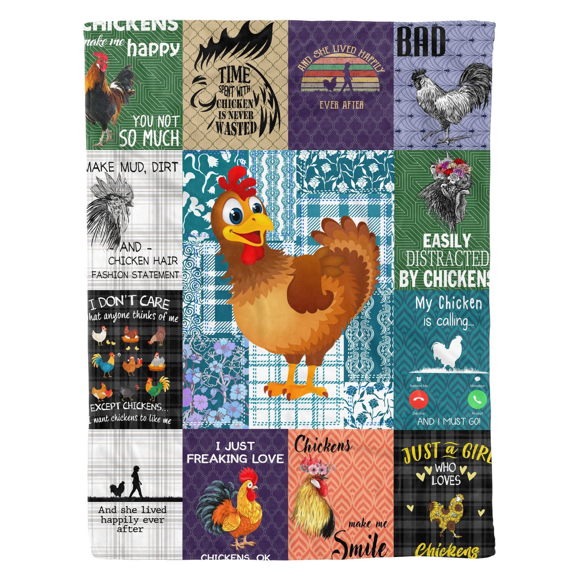 Chicken Fleece Blanket