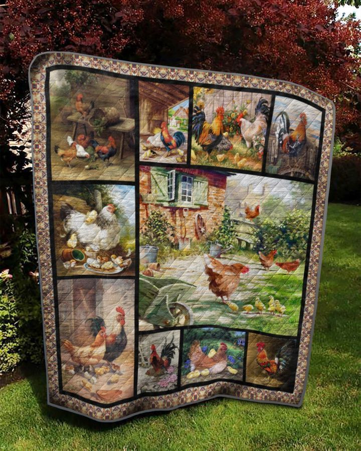 Chicken DTC2410137 Quilt Blanket