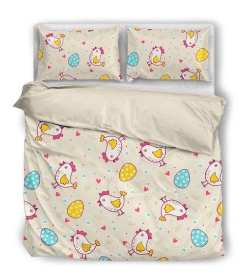 Chicken Egg Bedding Set