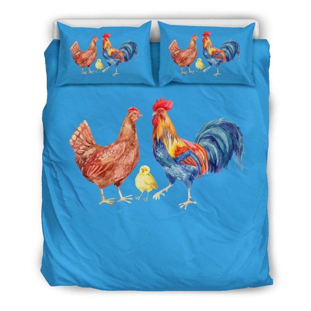 Chicken Family Bedding Set