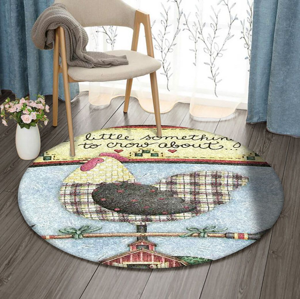 Chicken Farm Round Carpet