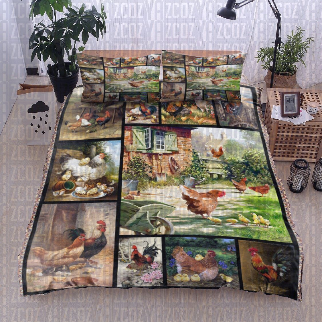 Chicken Farm Bedding Set