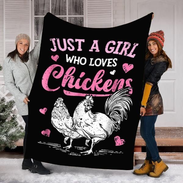 Chicken Farm Sherpa Fleece Blanket