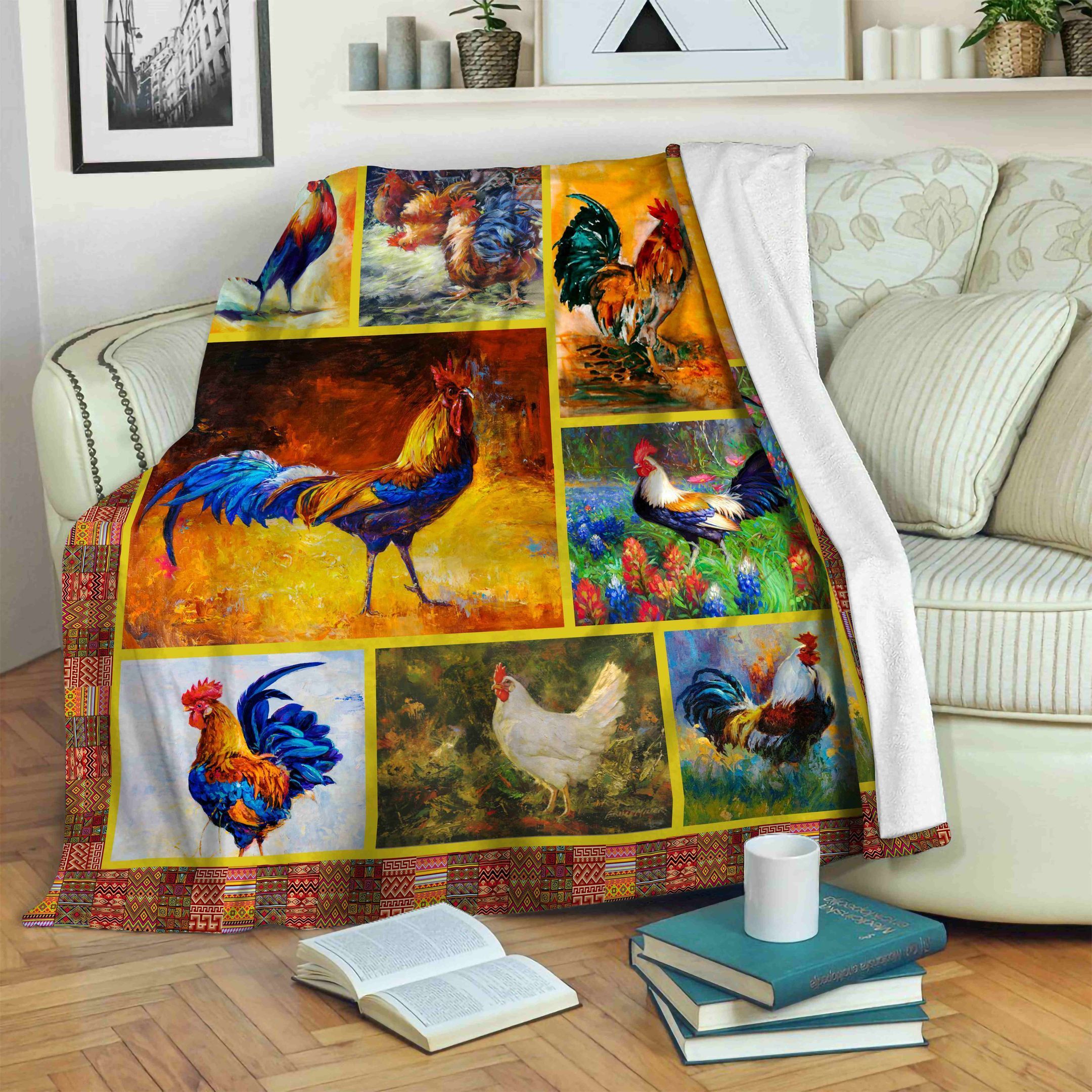Chicken Fleece Blanket