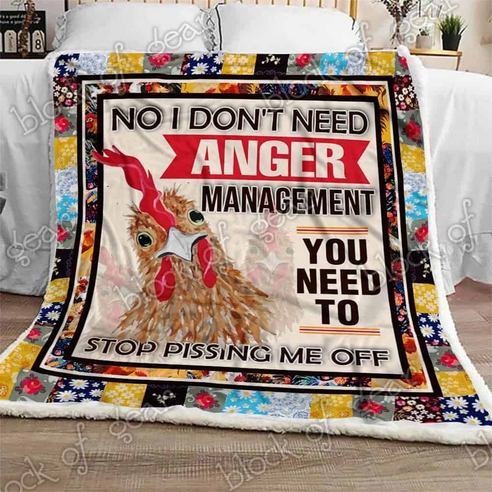 Chicken Fleece Blanket