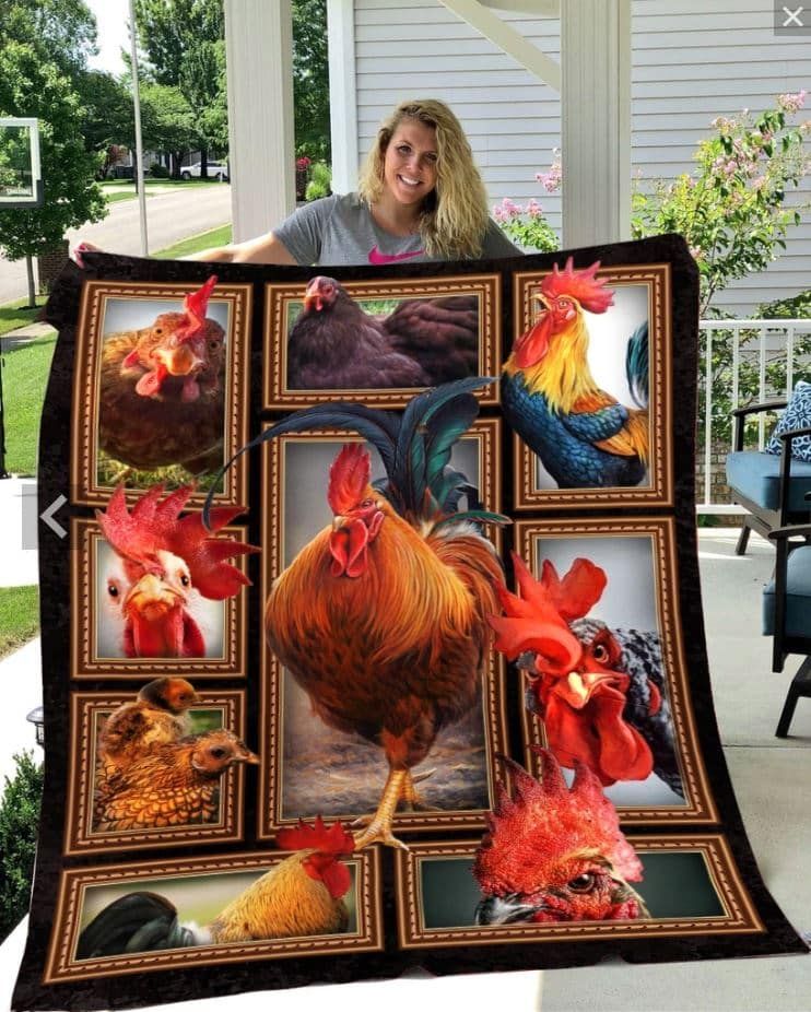 Chicken Follow Me Quilt Blanket DHC31121096TD