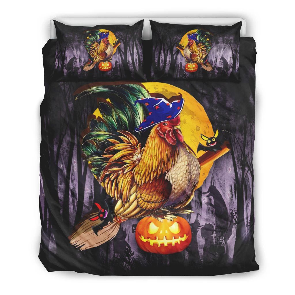 Chicken Halloween Bedding Set