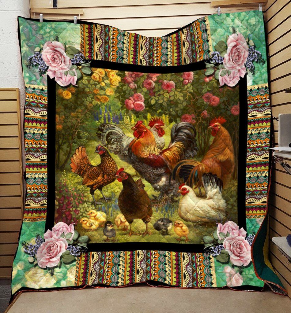 Chicken I Got These Fresh Eyes Quilt Blanket DHC020120827TD