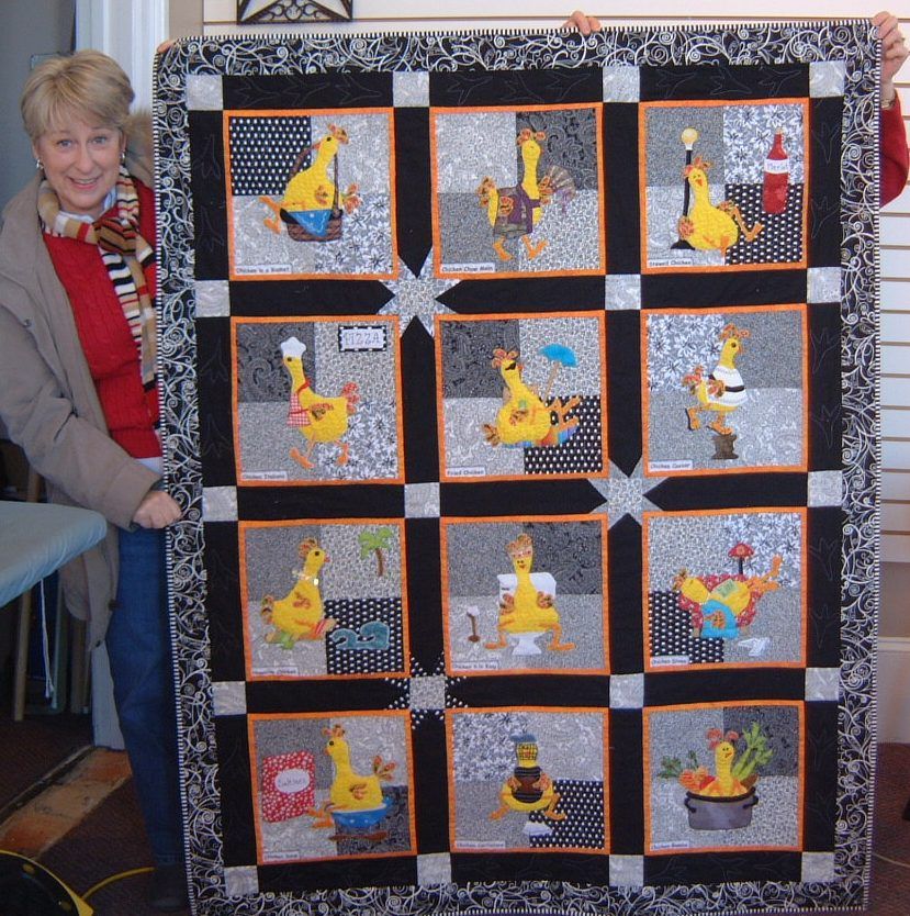 Chicken Job CLT250608 Quilt Blanket