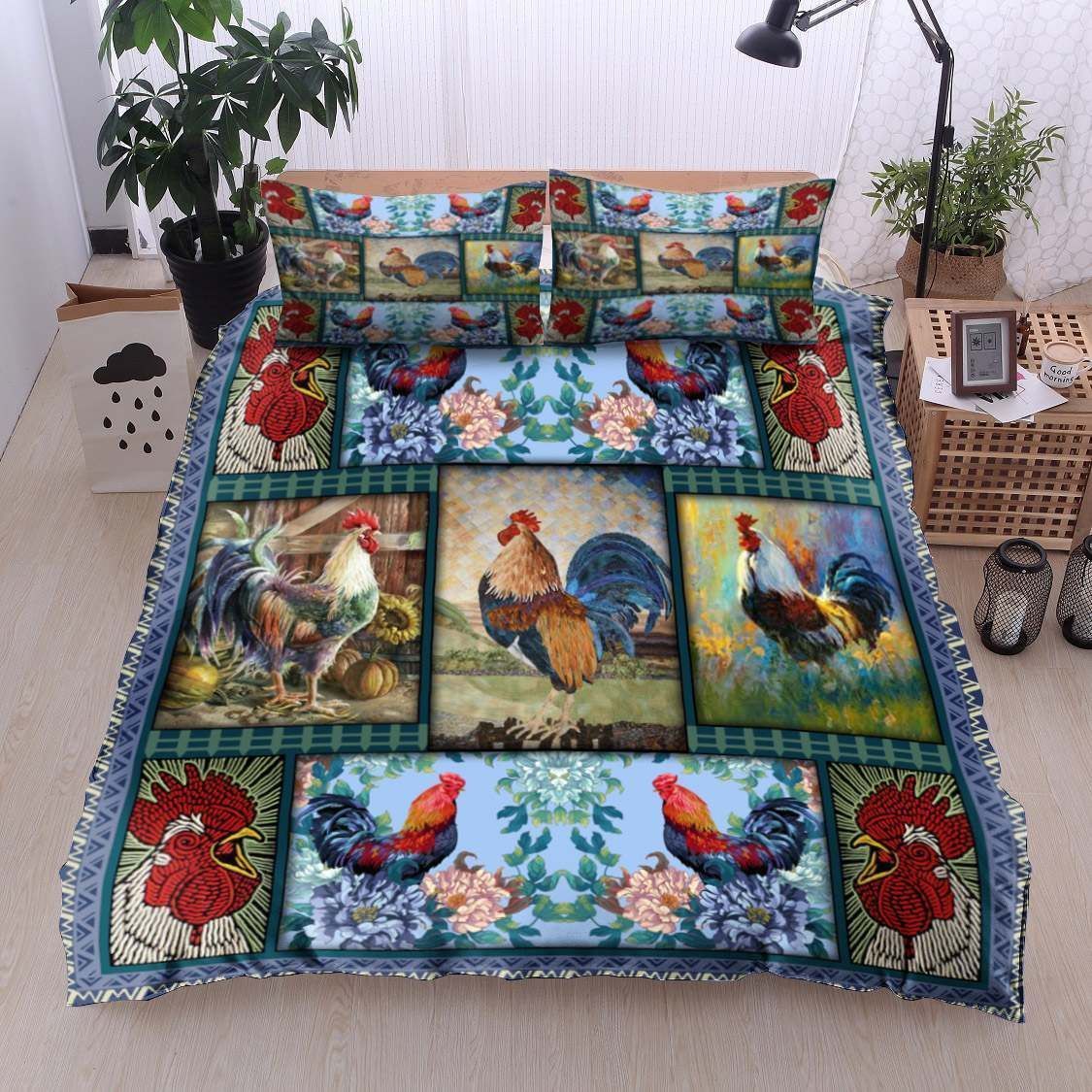 Chicken Life In Farm Bedding Set