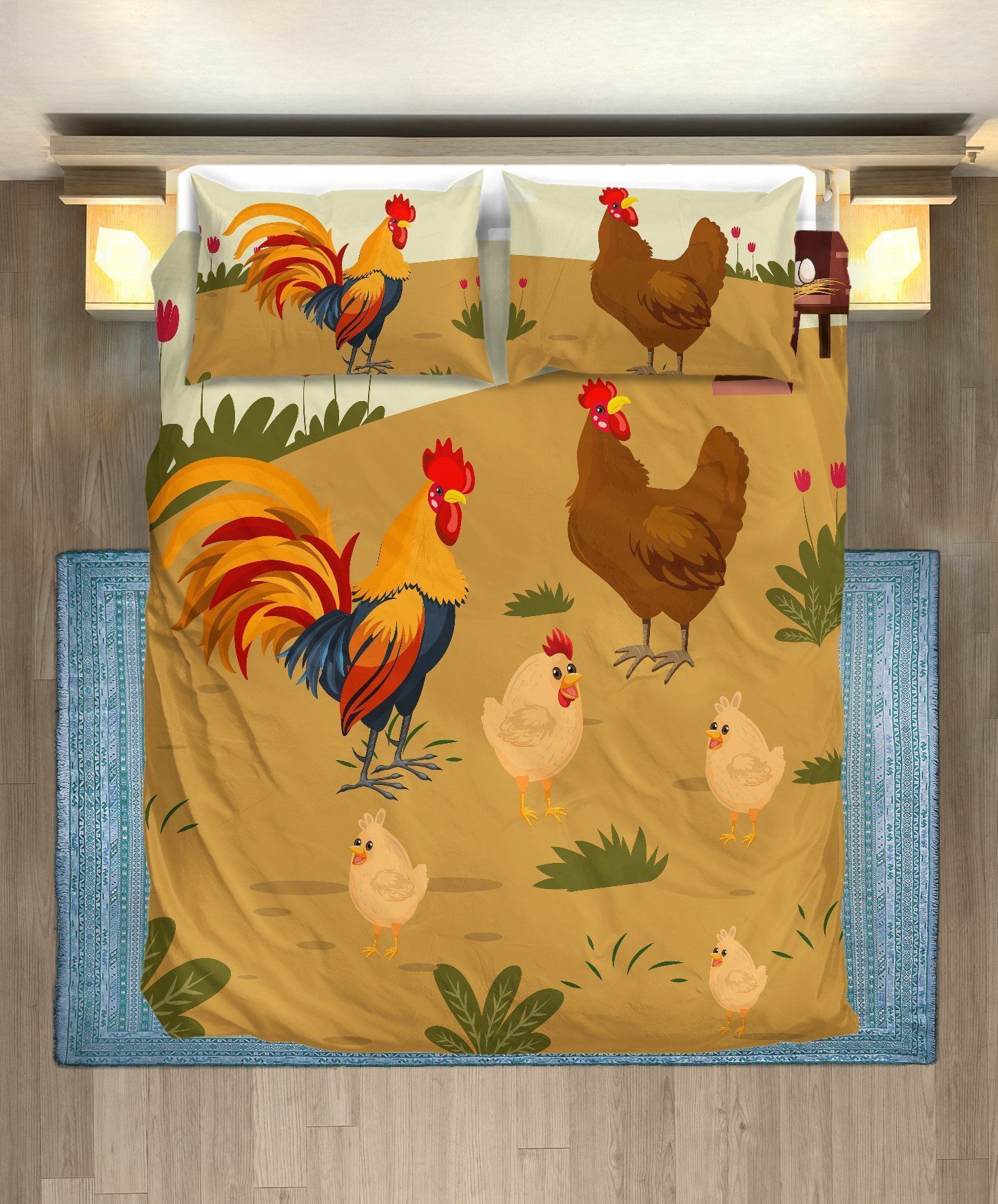Chicken Lovers Bedding Set
