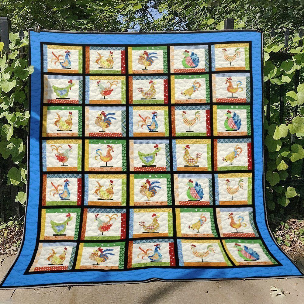Chicken ML170708 Quilt Blanket