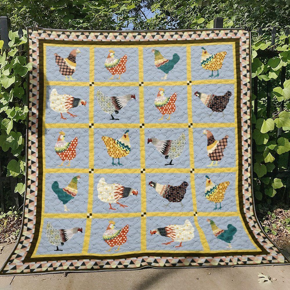 Chicken ML270612 Quilt Blanket