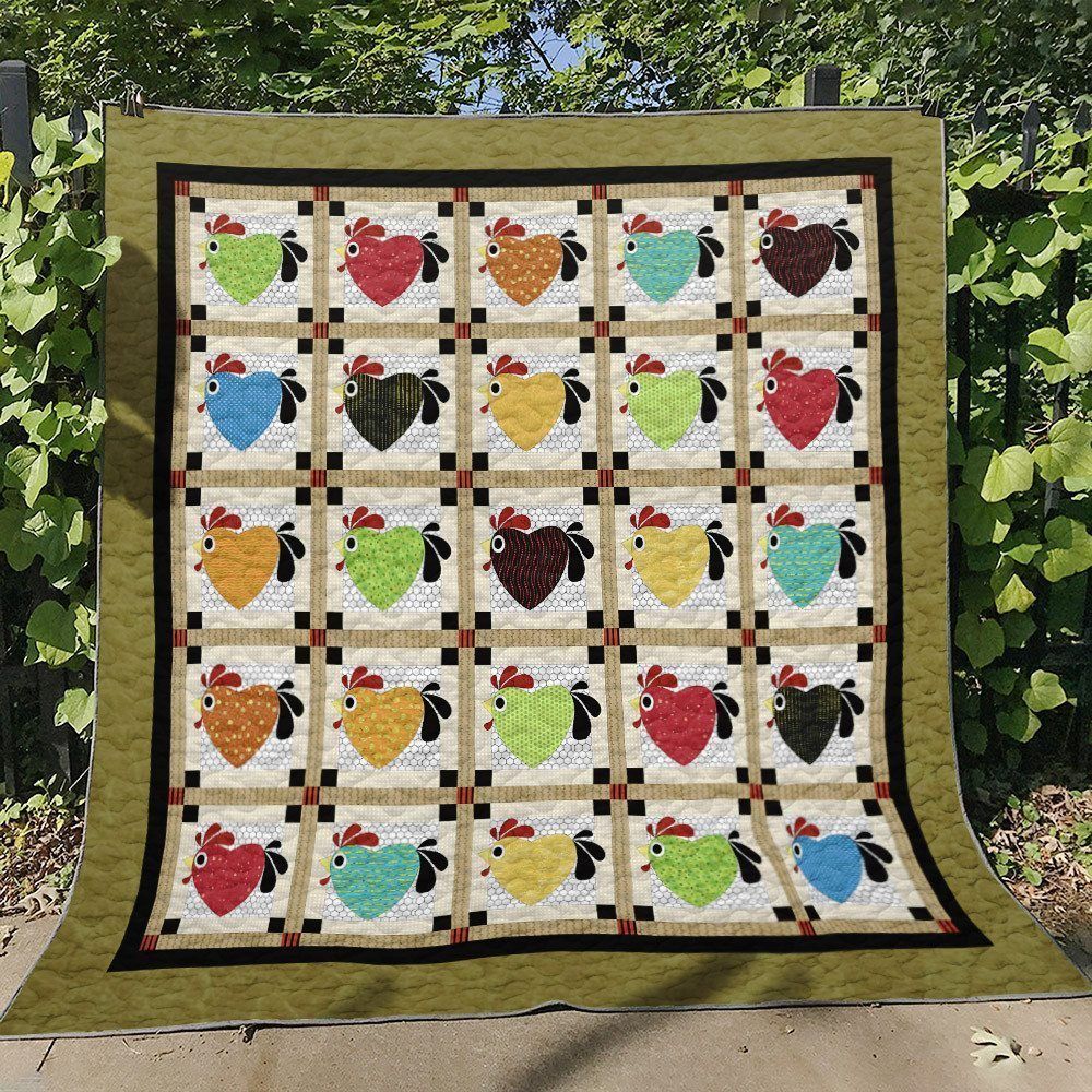 Chicken NN160709 Quilt Blanket