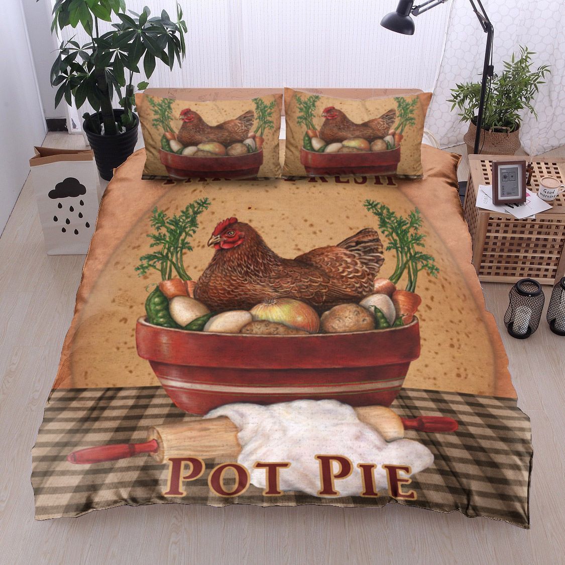 Chicken Pot Pie Bedding Set