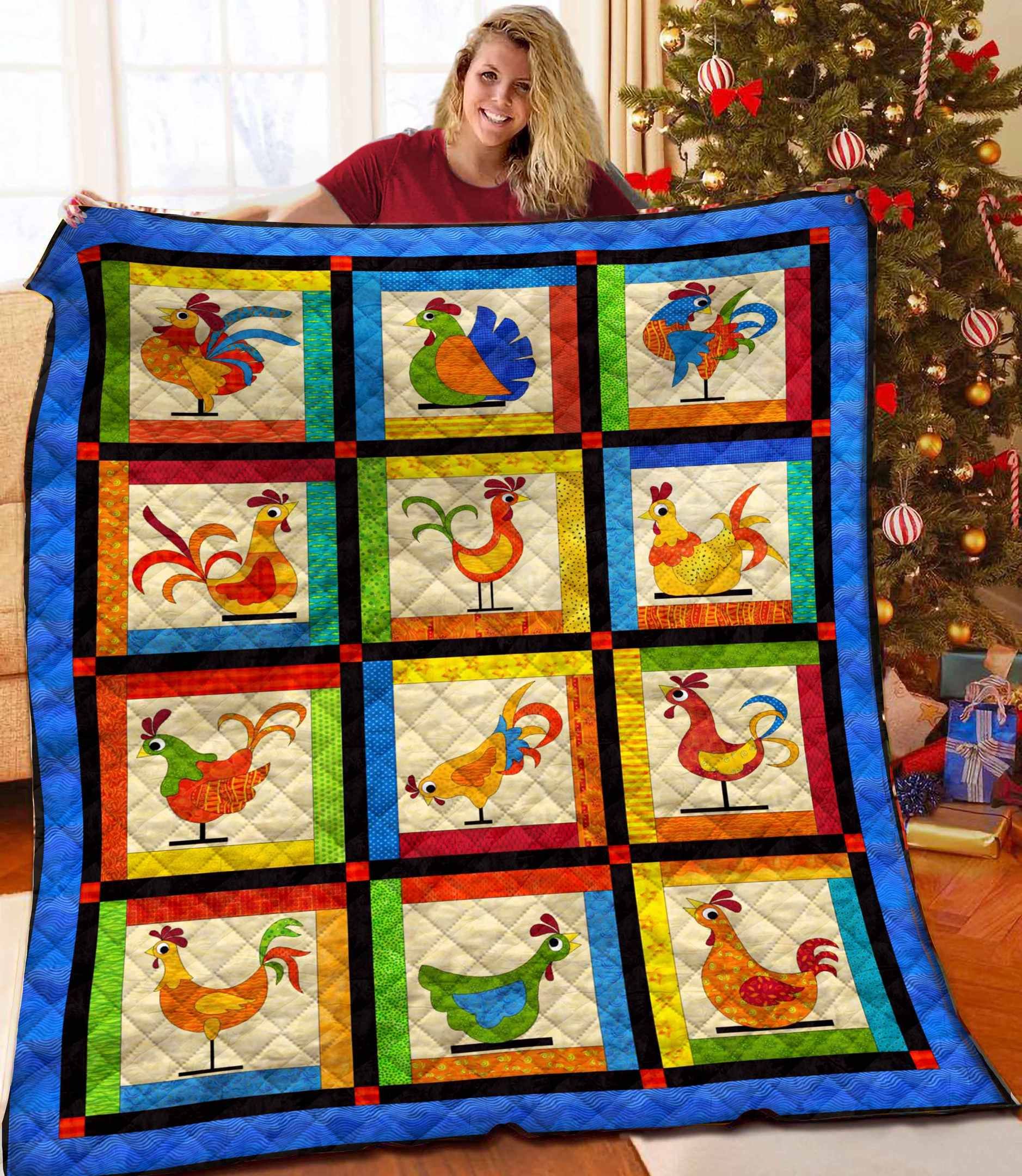 Chicken Quilt Blanket BBB061138HT