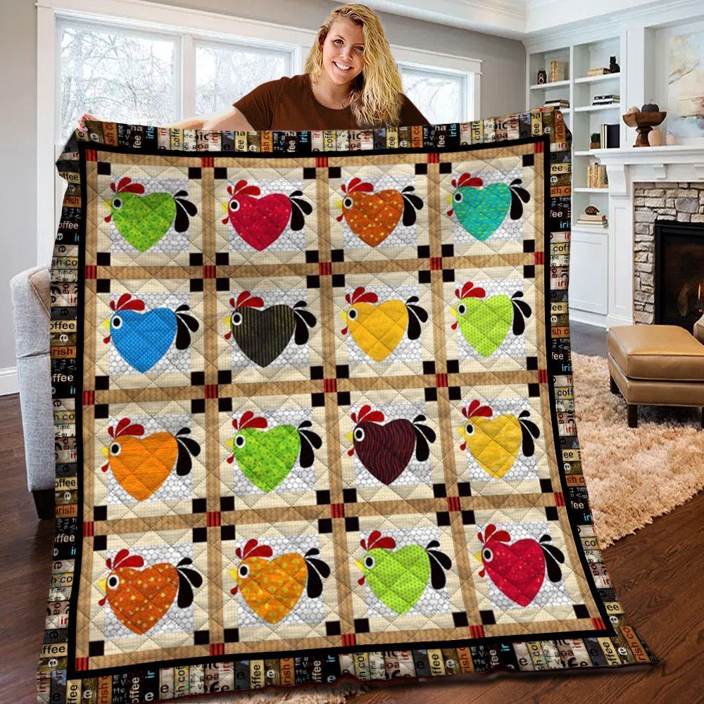 Chicken Quilt Blanket BBB070215NB