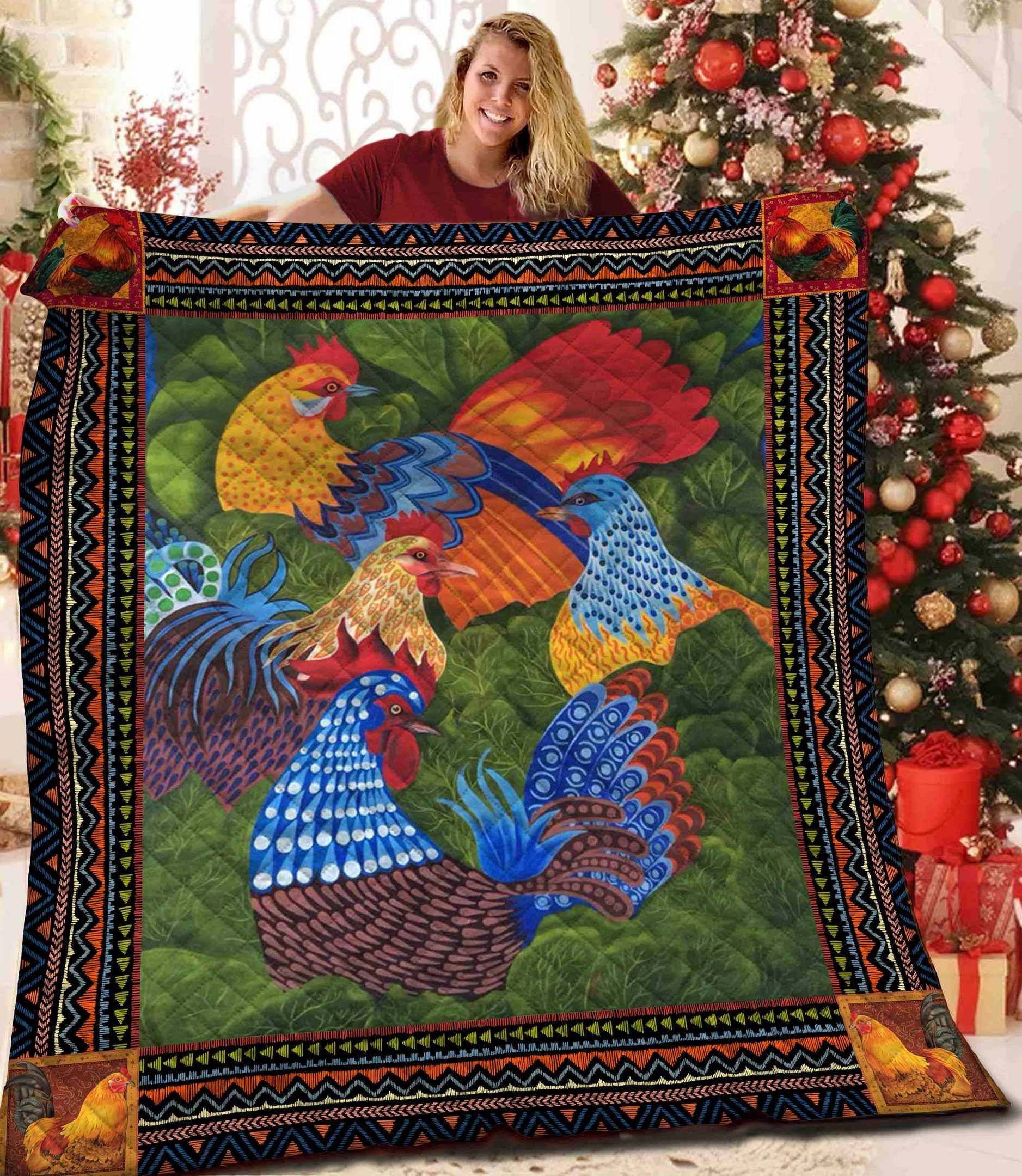 Chicken Quilt Blanket BBB071120SM