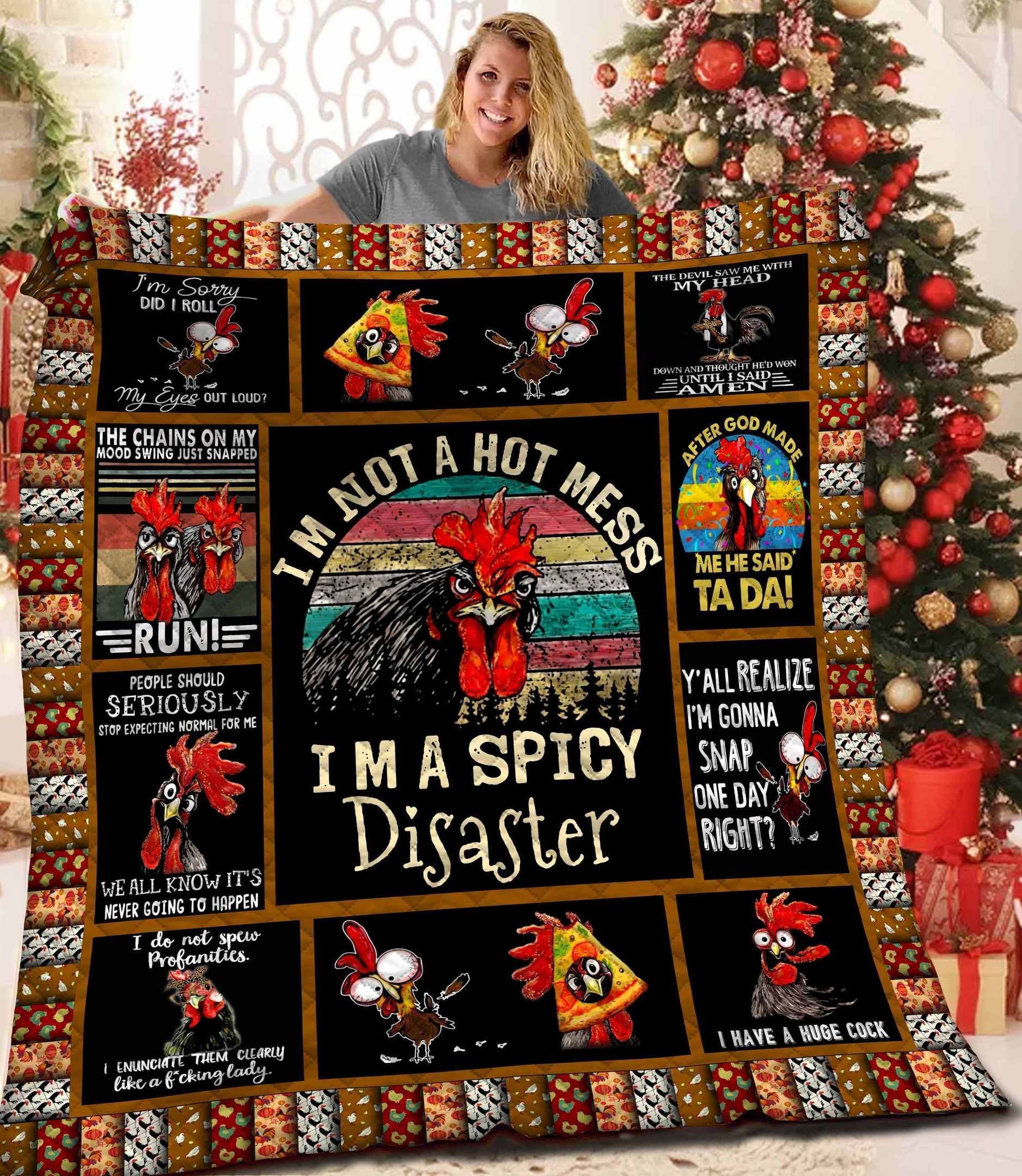 Chicken Quilt Blanket BBB311001NL