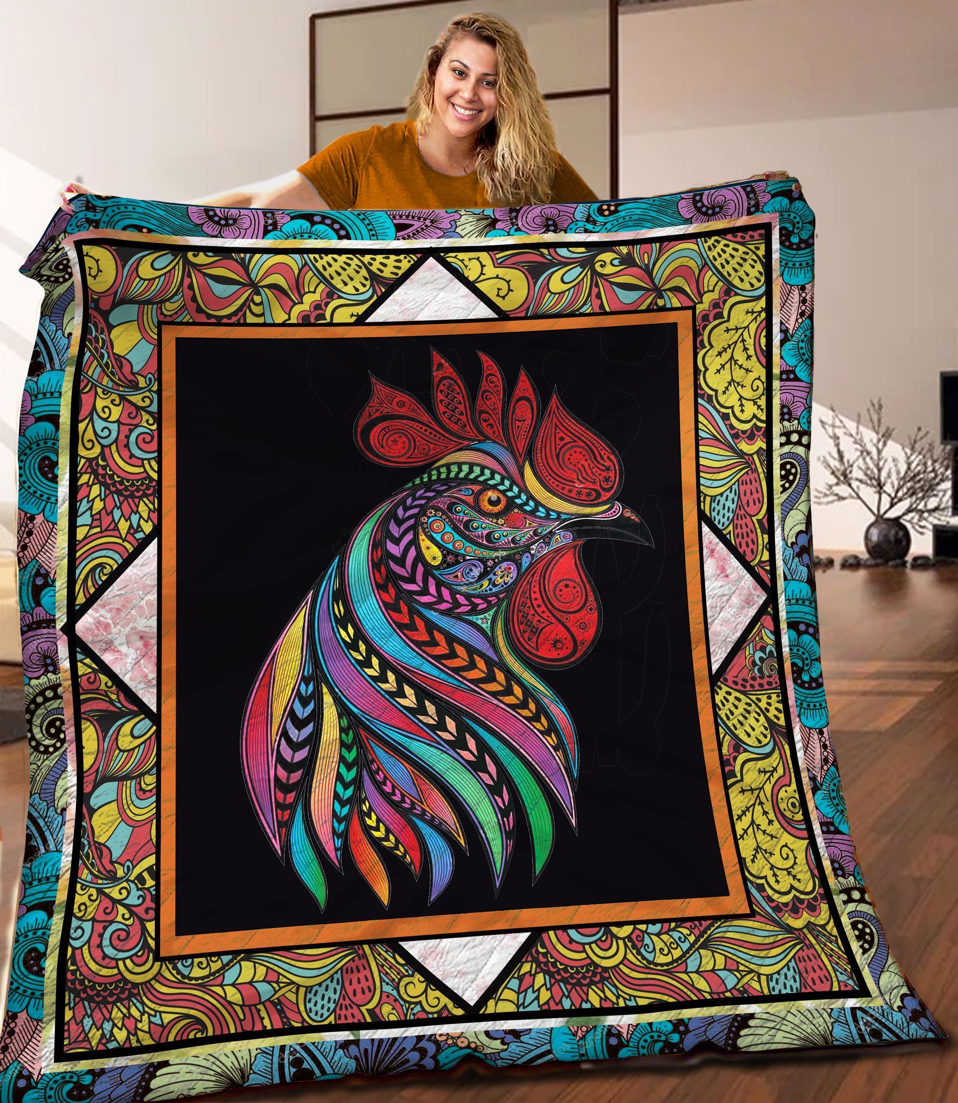 Chicken Quilt Blanket C9B160334TY