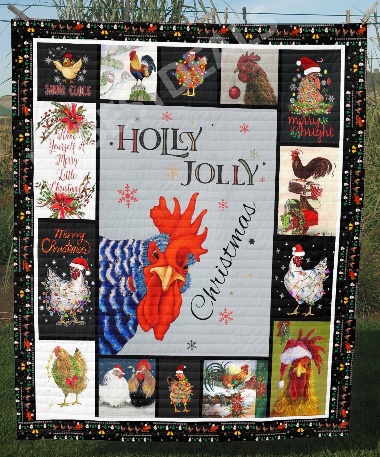 Chicken Quilt Blanket DHC13123841VT