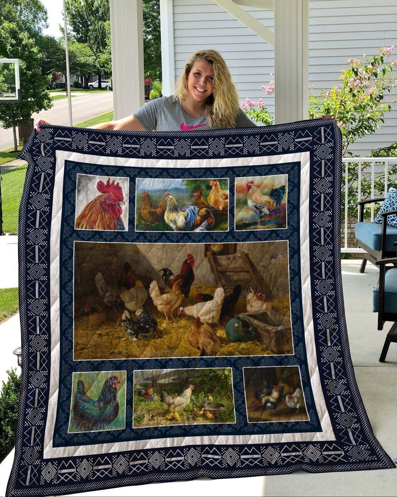 Chicken Quilt Blanket DHC2911165VT