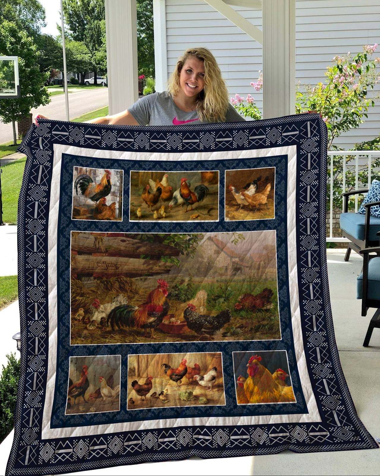 Chicken Quilt Blanket DHC2911166VT