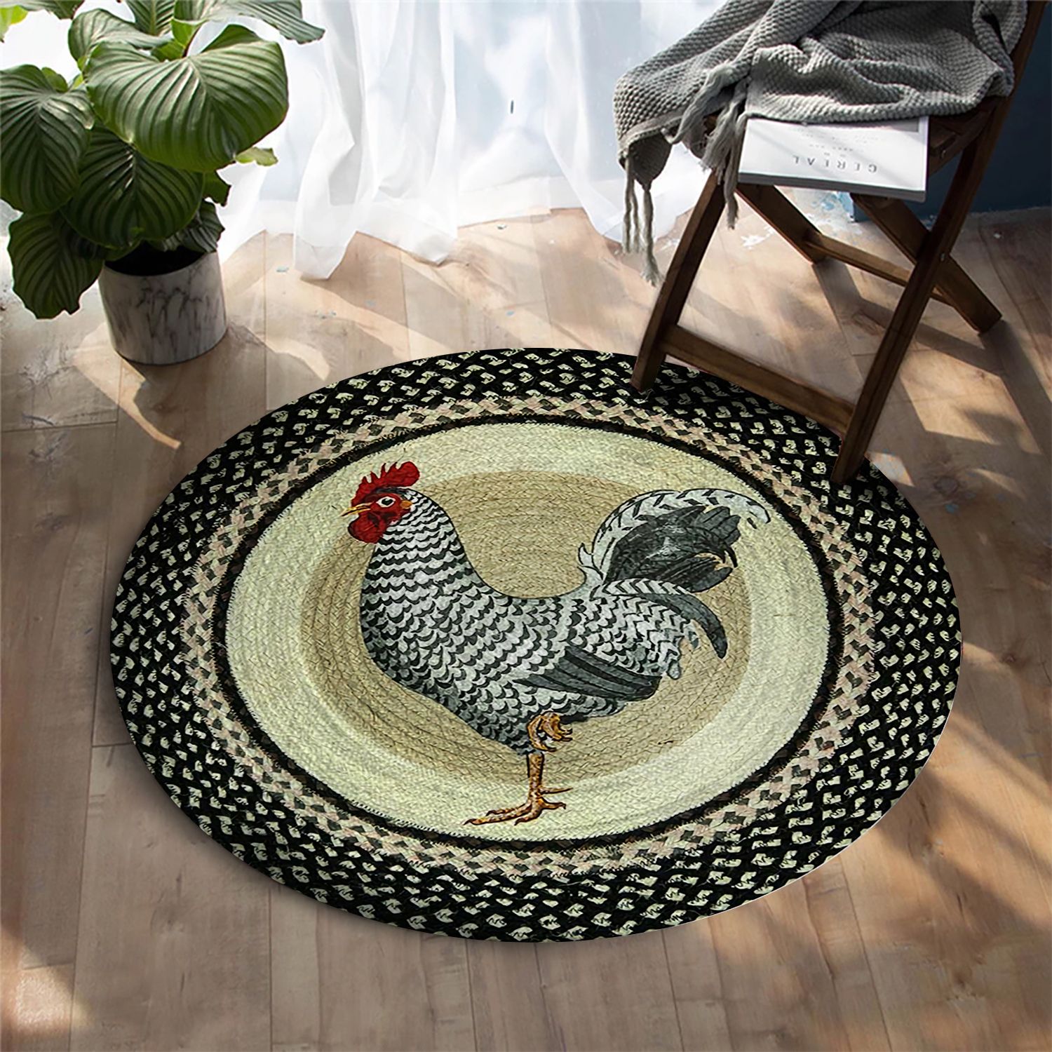 Chicken Round Carpet